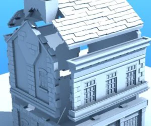 Victorian House Construction Set 3D Models
