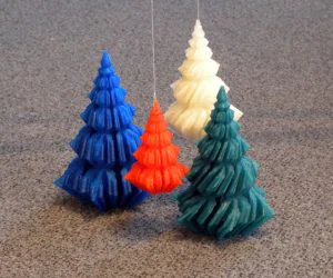 Christmas Tree Snowflake Profile 3D Models