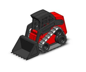 Mini Track Loader Rc 3D Models
