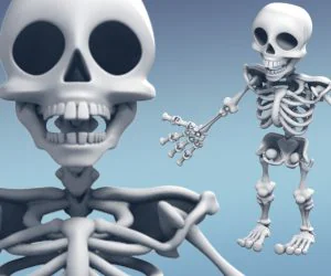Skeleton Snaps Together And Moveable 3D Models