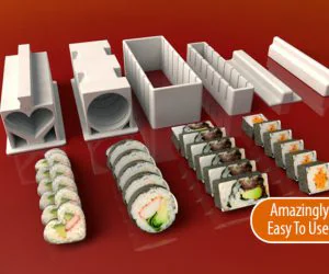 Sushi Maker Set 3D Models