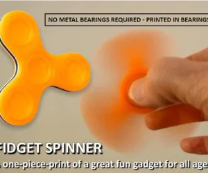 Fidget Spinner Onepieceprint No Bearings Required 3D Models