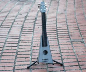 Playable Guitar Printable Without Supports 3D Models