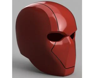 Red Hood Helmet Batman With Details 3D Models