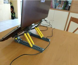 Strong Light Repositionable Laptop Stand 3D Models