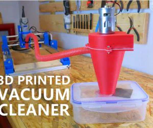 3D Printed Vacuum Cleaner For Cnc Machine 3D Models