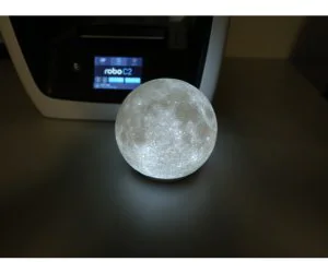 High Detailed Moon Lamp 3D Models