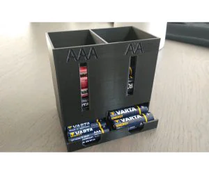 Battery Dispenser Dual Aaa Aa 3D Models