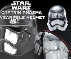 Captain Phasma Wearable Helmet 3D Models