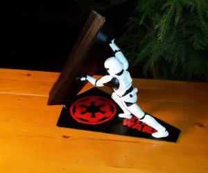 Star Wars Stormtrooper Universalintergalactic Cellphone Charging Stand 3D Models