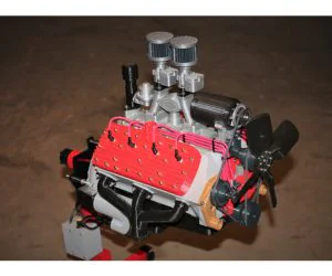 Ford Flat Head V8 Working Model Engine 3D Models