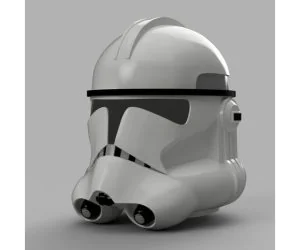 Clone Trooper Helmet Phase 2 Star Wars 3D Models