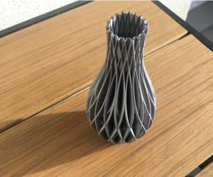Spiral Vase Wave Decor 3D Models