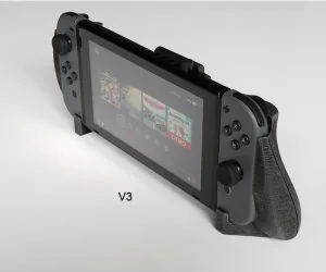 Nintendo Switch Comfort Grip And Oled Version 3D Models