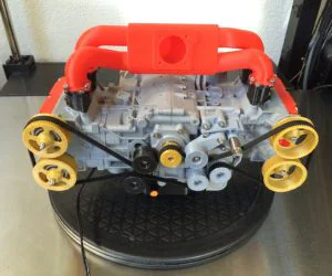 Subaru Wrx Ej20 Boxer Engine Model Fully Functioning 3D Models