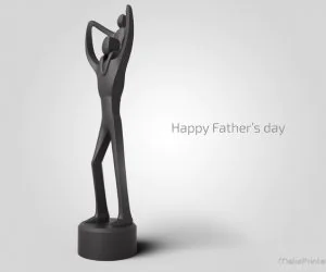 Fathers Day Sculpture 3D Models