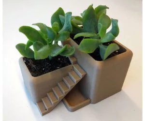 Villa Desk Plant Pot 3D Models