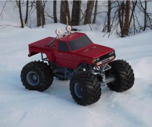 Ursa Bear Fully Printable Monster Truck 3D Models