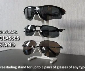 Universal Glasses Stand 3D Models