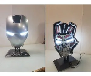 Iron Man Mk2 Mk 2 Faceplate Mask Interieur 3D Models