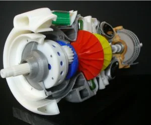 Turboprop Engine 3D Models