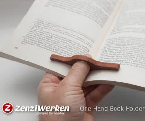 One Hand Book Holder Cnclaser 3D Models