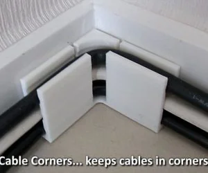 Cable Corners… Keep Cables In Corners 3D Models