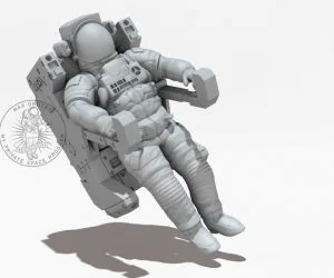 Nasa Astronaut With Manned Maneuvering Unit 3D Models