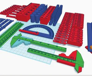 Printable “Precision” Measuring Tools 3D Models
