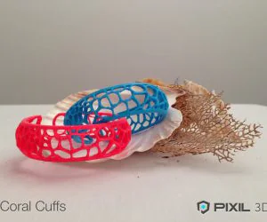 Coral Cuffs 3D Models