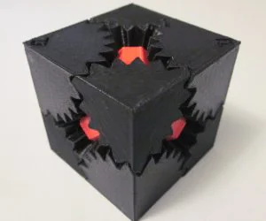 Customizable Cube Gears 3D Models