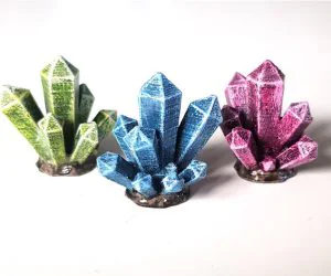 Crystal Cluster 3D Models