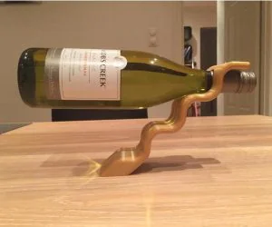 Balancing Wine Bottle Holder 3D Models