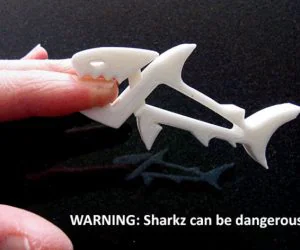 Sharkz… Fun Multipurpose Clips Holders Pegs With Moving Jaws That Bite 3D Models