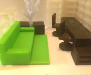 Customizable Furniture Minis 3D Models