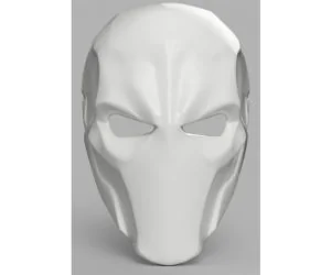 Deathstroke Mask With Two Eyes 3D Models