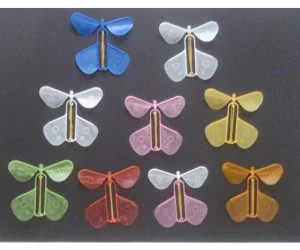 Fully 3D Printed Flying Butterfly 3D Models