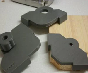Ultimate Rounded Corner Jig For Router Customizable 3D Models