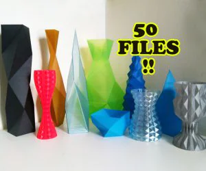 Vasemania Low Poly Vases 3D Models
