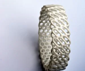 Diagrid Bracelet 3D Models