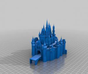 Disney Castle Fixed 3D Models