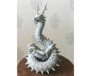 Lung Oriental Articulated Dragon 3D Models