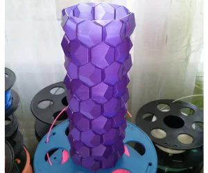 Honeycomb Vase Parametric 3D Models