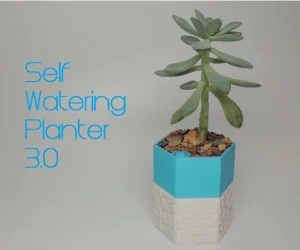 Selfwatering Planter 3 3D Models