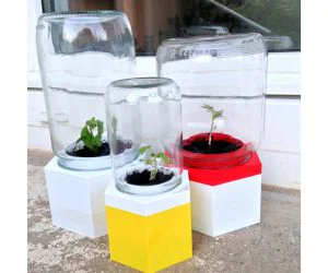 Upcycle Jar Greenhouse 3D Models