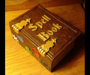Spell Book Mtg Deck Box 3D Models