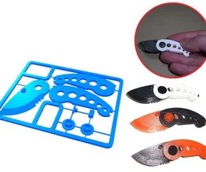 Mini Folding Knife Assembly Kit 3D Models