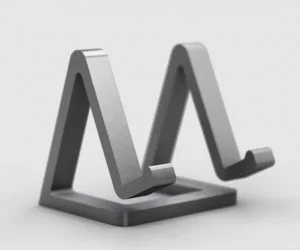 “Freischwinger” Beautiful Phone Stand 3D Models