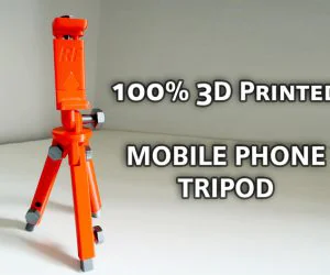 Mobile Phone Tripod 3D Models