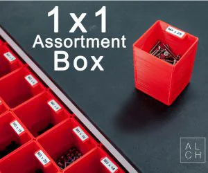 Assortment System Box 1X1 3D Models